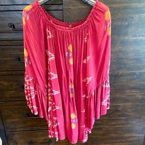 Indah Kamani Off-The-Shoulder Butterfly Dress